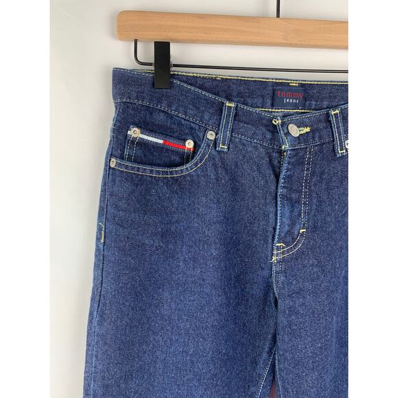 Vintage Tommy Hilfiger Jeans Roc Roc Cheja Womens 28 Juniors 7 Dark Wash - Picture 4 of 7